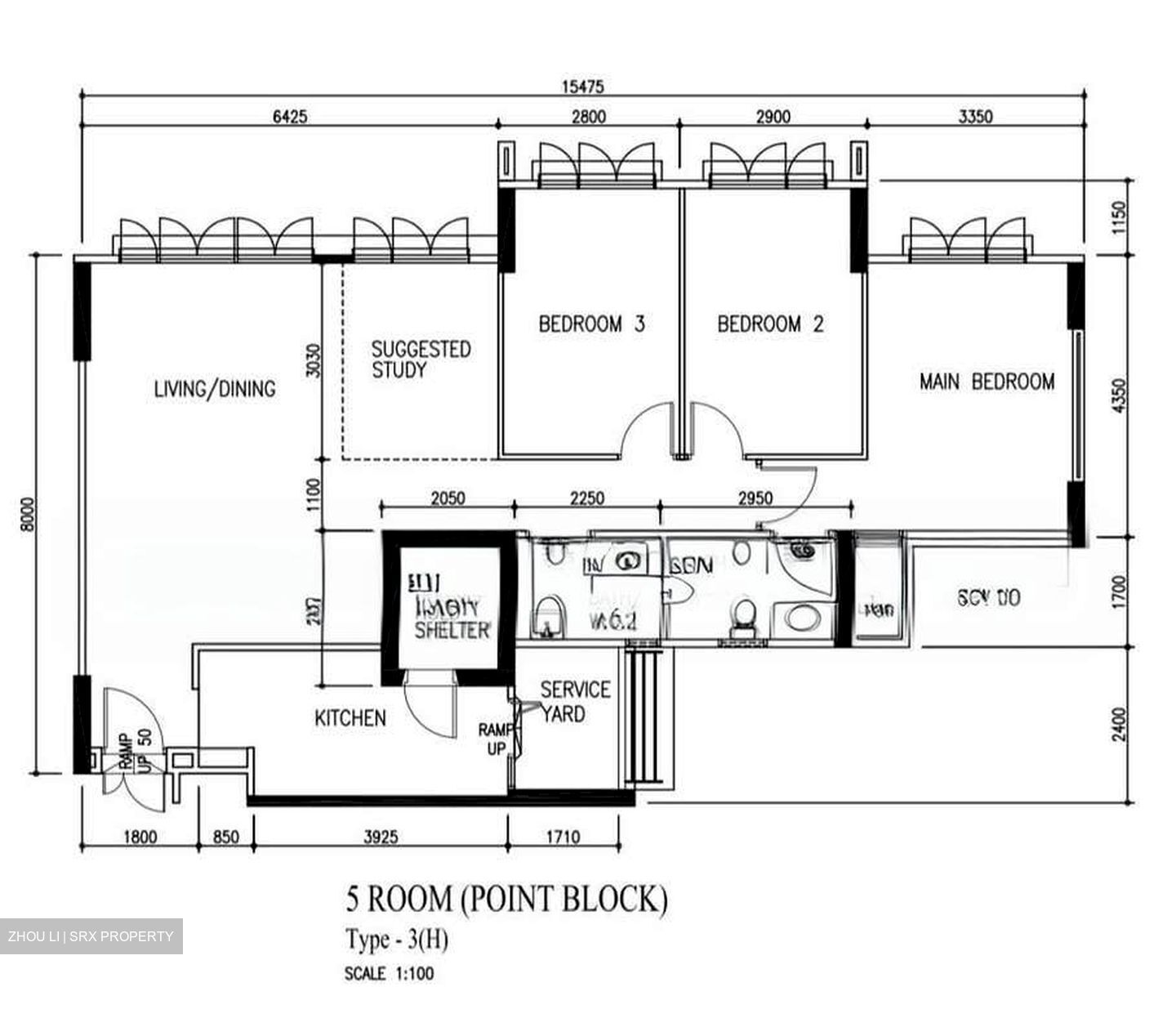 Blk 318C Yishun Greenwalk (Yishun), HDB 5 Rooms #602069811